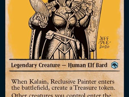 Kalain, Reclusive Painter (Showcase) [Dungeons & Dragons: Adventures in the Forgotten Realms] on Sale