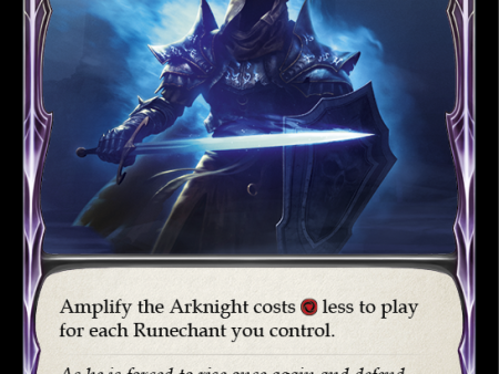 Amplify the Arknight (Blue) [U-ARC096] (Arcane Rising Unlimited)  Unlimited Rainbow Foil Online now