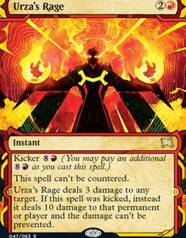 Urza s Rage (Foil Etched) [Strixhaven: School of Mages Mystical Archive] Online now