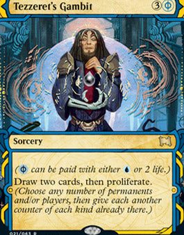 Tezzeret s Gambit (Foil Etched) [Strixhaven: School of Mages Mystical Archive] Cheap