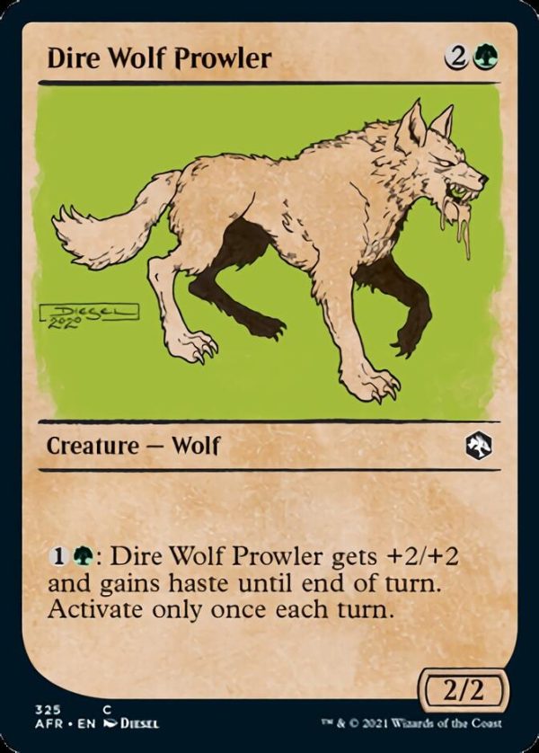 Dire Wolf Prowler (Showcase) [Dungeons & Dragons: Adventures in the Forgotten Realms] Online Sale