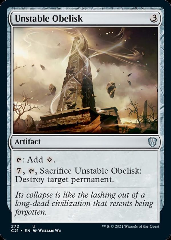 Unstable Obelisk [Commander 2021] Supply