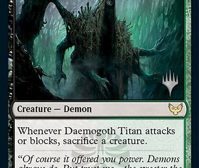 Daemogoth Titan (Promo Pack) [Strixhaven: School of Mages Promos] Fashion