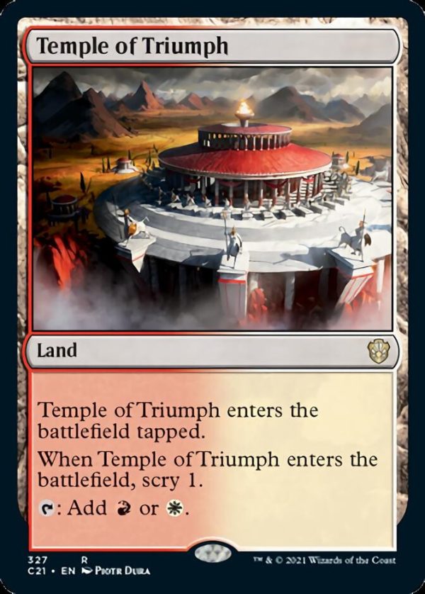 Temple of Triumph [Commander 2021] Hot on Sale