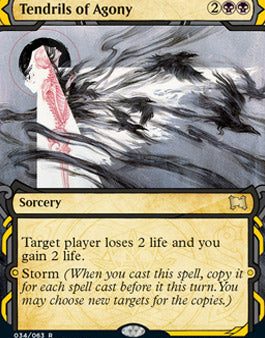 Tendrils of Agony (Foil Etched) [Strixhaven: School of Mages Mystical Archive] Sale