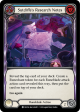 Sutcliffe s Research Notes (Blue) [CRU156] (Crucible of War)  1st Edition Rainbow Foil Supply