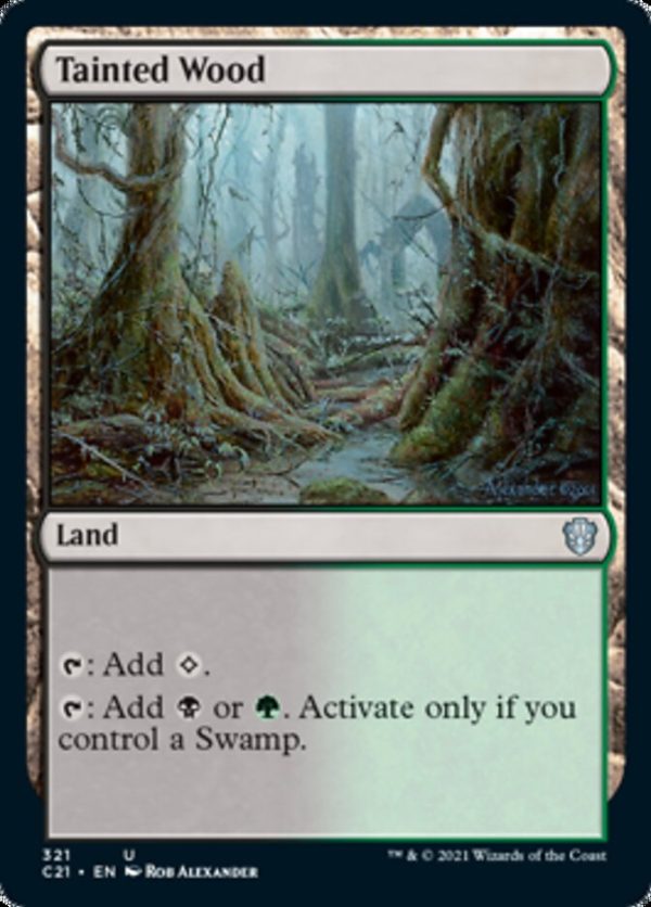 Tainted Wood [Commander 2021] Sale