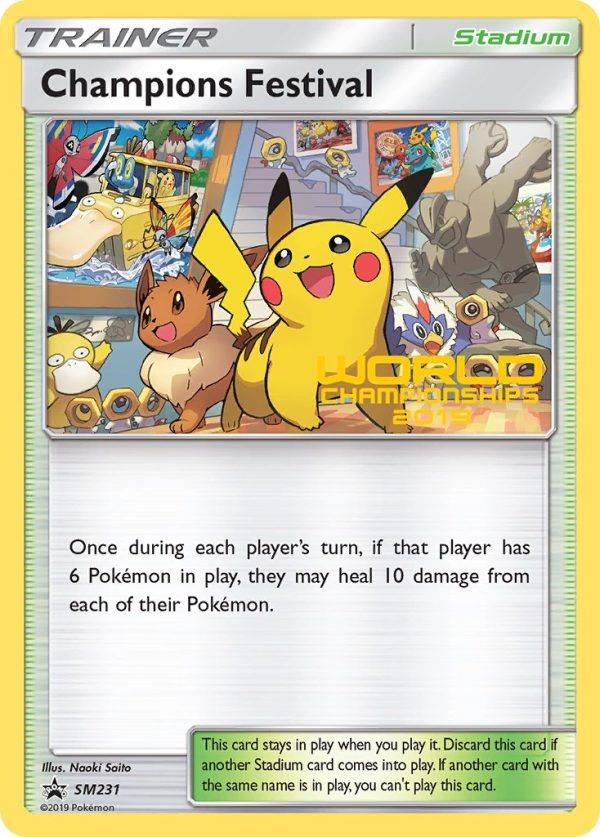 Champions Festival (SM231) (Top Sixteen 2019) [Sun & Moon: Black Star Promos] Online now