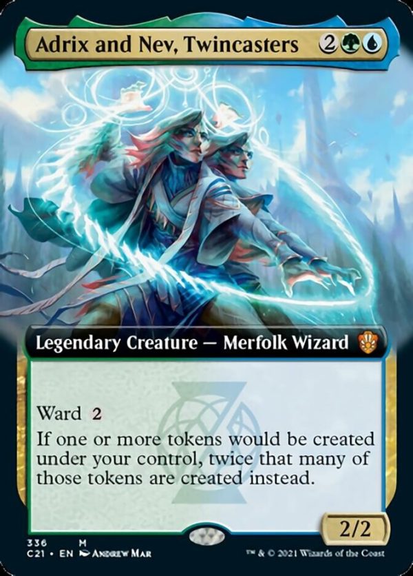 Adrix and Nev, Twincasters (Extended Art) [Commander 2021] Discount