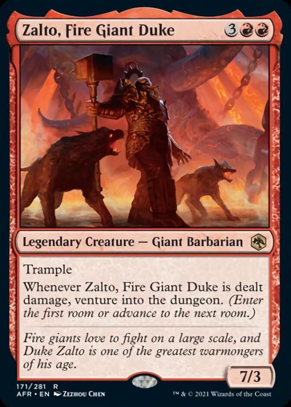 Zalto, Fire Giant Duke [Dungeons & Dragons: Adventures in the Forgotten Realms] Fashion