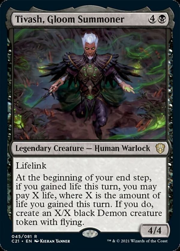 Tivash, Gloom Summoner [Commander 2021] Hot on Sale