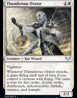 Thunderous Orator [Strixhaven: School of Mages] Online now