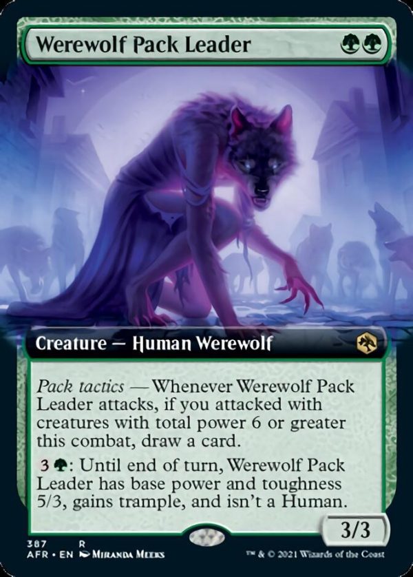 Werewolf Pack Leader (Extended Art) [Dungeons & Dragons: Adventures in the Forgotten Realms] Cheap